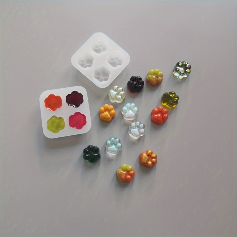 Resin Craft Ideas - Набор силиконовых форм с узором кошачьей