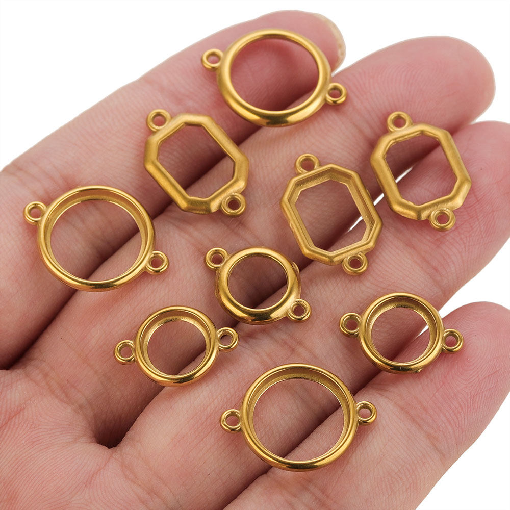 10 шт. подвесок-шармов из нерж – обзор и цена Bezels Set Pendant